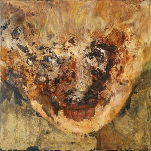 01.Inner child 100x100cm Mixed media